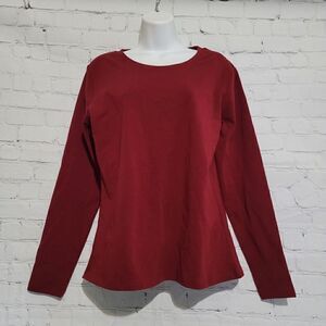 Women's Cotton Long Sleevea Top Large